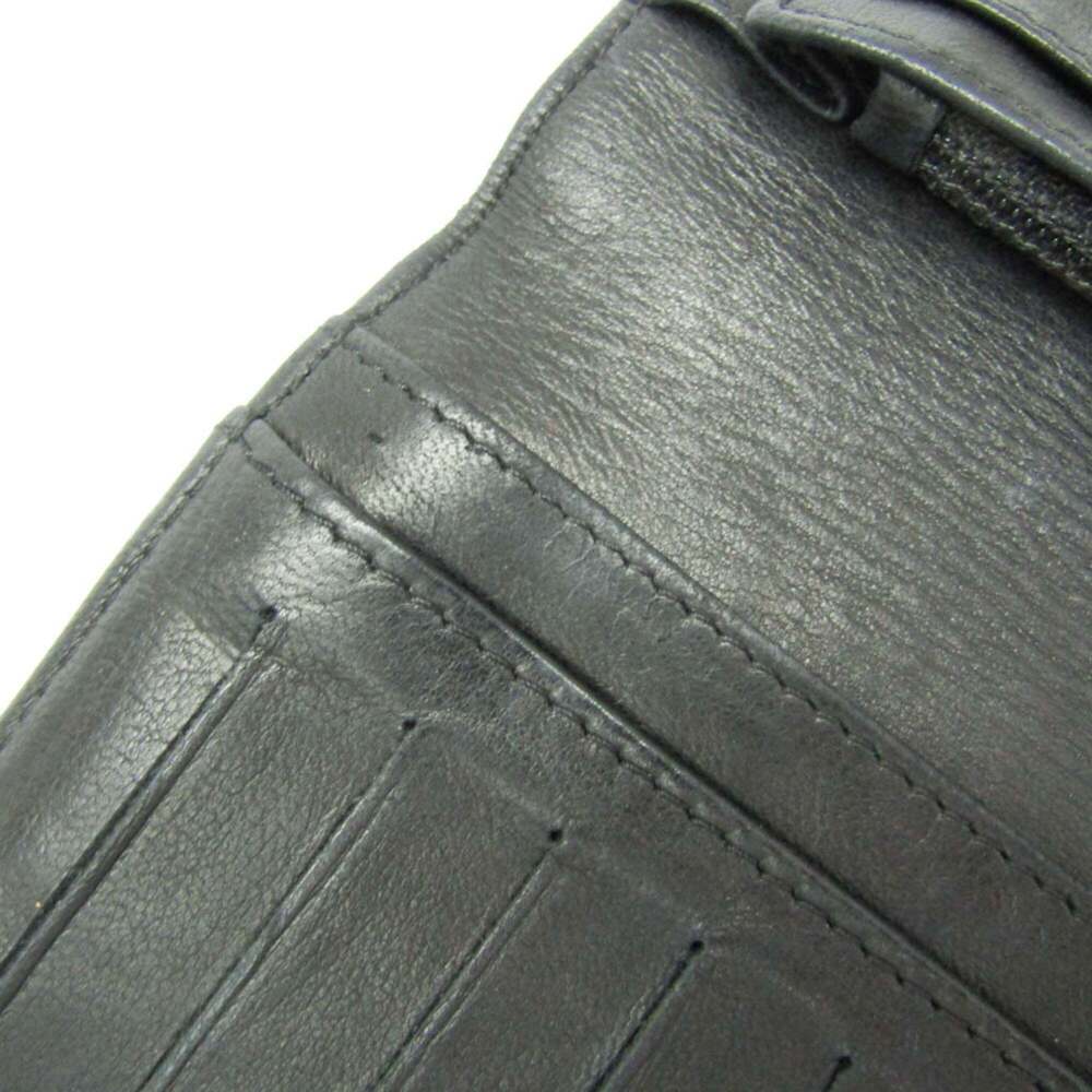 CHANEL Authentic Black Lambskin Leather Logo Wallet - Picture 16 of 16